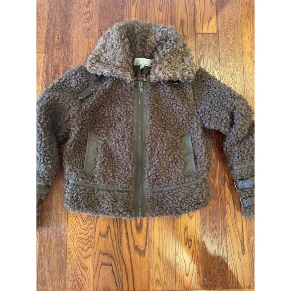 Design History New York Palmer Teddy Women's XS Jacket Coat Faux Fur Buckle Soft - Picture 8 of 16